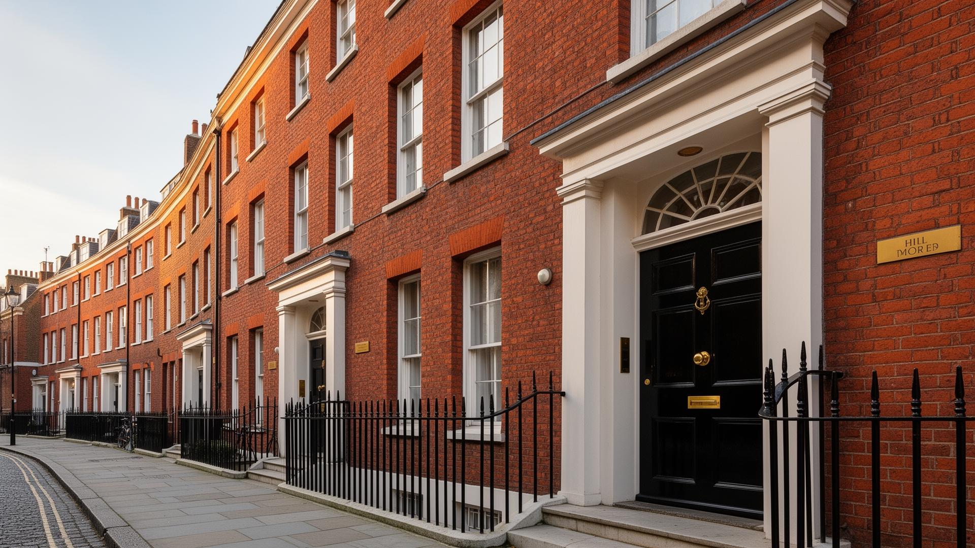 A classic London Bloomsbury street near the eTranzact UK Limited registered office